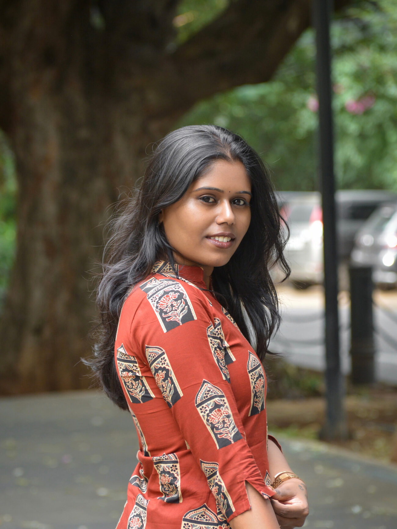Maroon pure Cotton Co-Ord set - Image 3