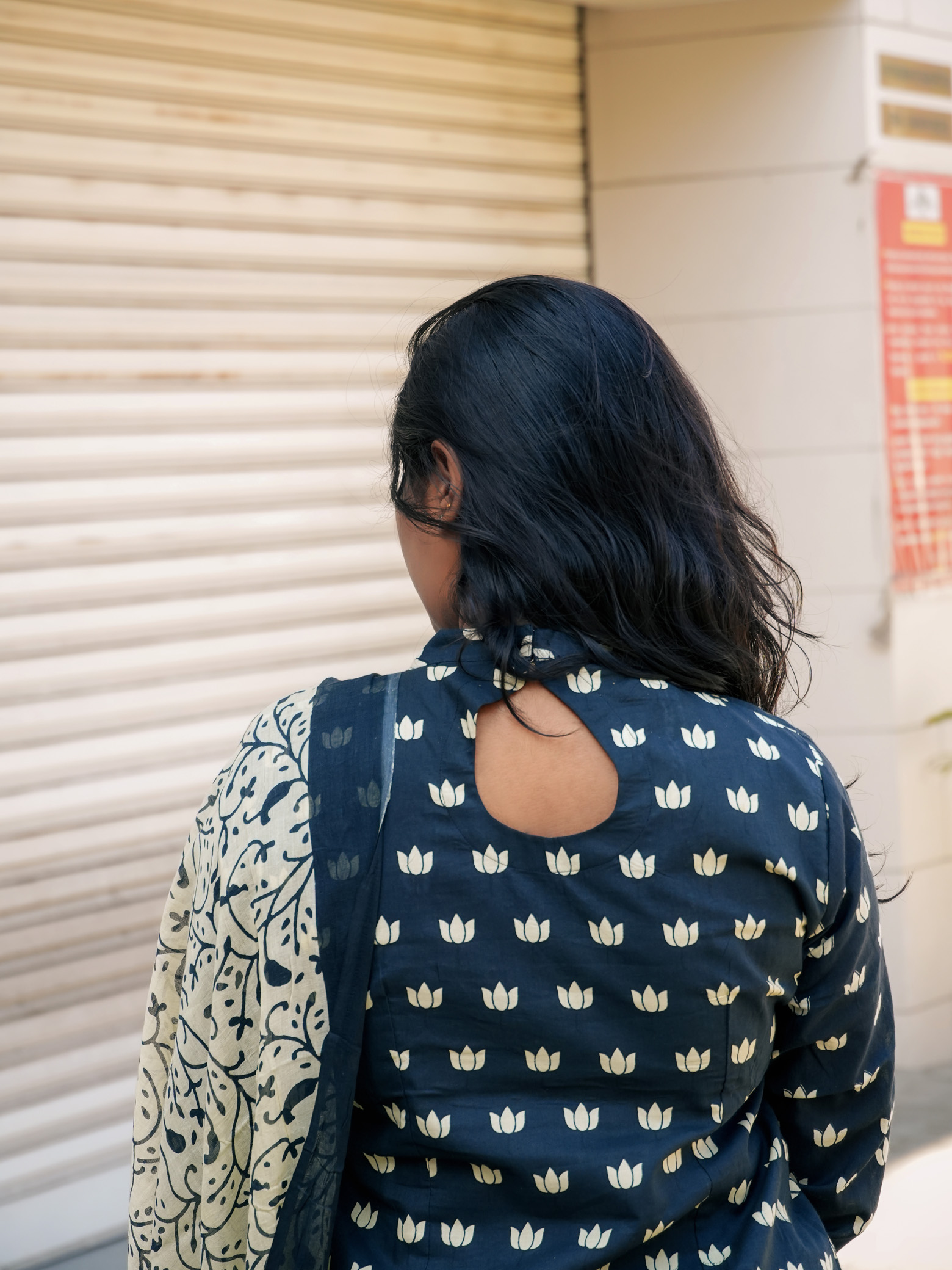 Hand Block Printed cotton Top bottom & dupatta - Image 5